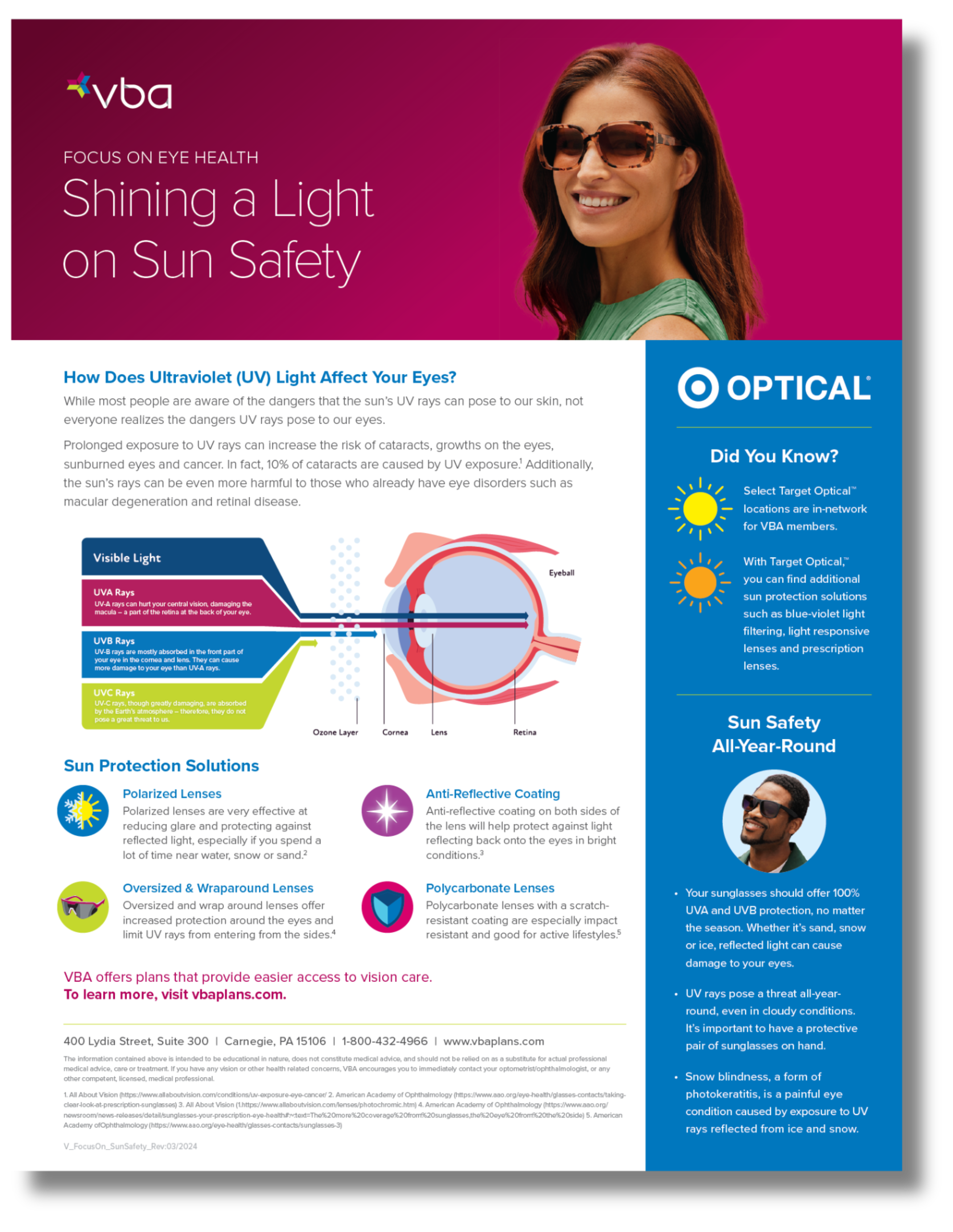 Focus On Sun Safety 2024 Target Optical Cobrand Thumbnail